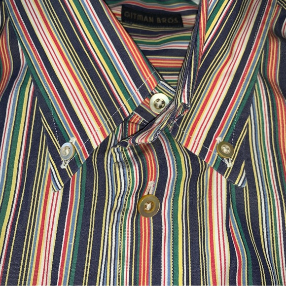 Vintage Gitman Bros Multi Striped Button Down Shirt - Picture 6 of 12